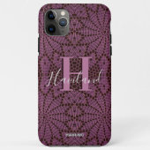 iPhone Case Cherry Wine Crochet HAMbWG (Achterkant)
