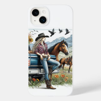 IPhone Case  Cowgirl Art