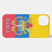 iPhone Case - Diablo Huma Artwork, Ecuador Flag Hoesje (Achterkant horizontaal)