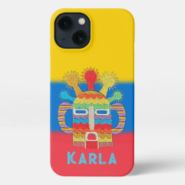 iPhone Case - Diablo Huma Artwork, Ecuador Flag 13 Hoesje