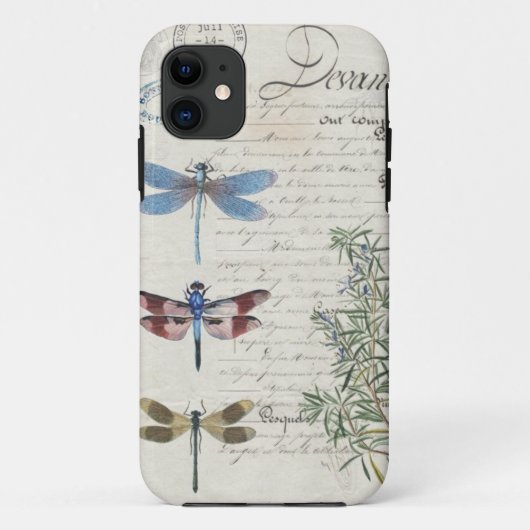 iPhone Case - Dragonfly Design (Achterkant)