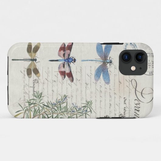iPhone Case - Dragonfly Design (Achterkant (horizontaal))