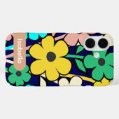 iPhone case floral colorful pattern aesthetic (Achterkant (horizontaal))