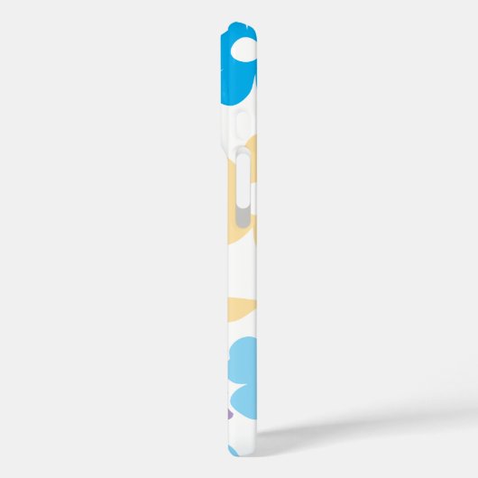 iPhone case floral colorful pattern aesthetic (Achterkant / Links)