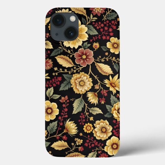 iPhone case flowers pattern  (Achterkant)