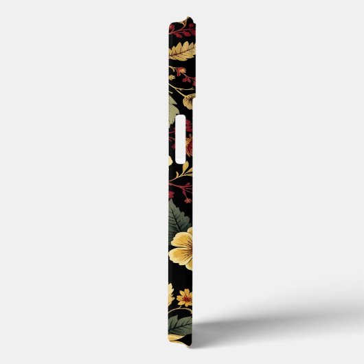 iPhone case flowers pattern  (Achterkant / Rechts)