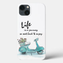 iPhone Case - French Scooter Life is een reis