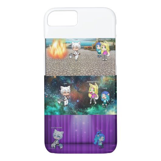 iphone case gacha life Lunime (Achterkant)