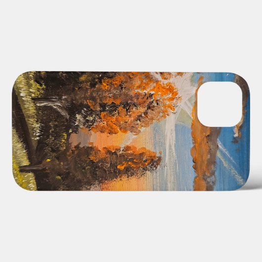 iPhone Case "Golden Sunset" – Natuur in uw handen (Achterkant (horizontaal))