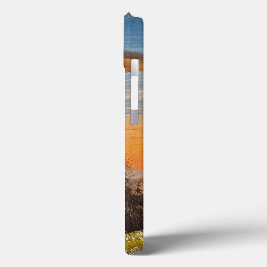 iPhone Case "Golden Sunset" – Natuur in uw handen (Achterkant / Links)