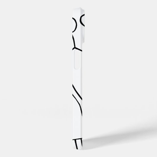 iPhone Case (Handgetekende vrouwen 02) (Achterkant / Rechts)