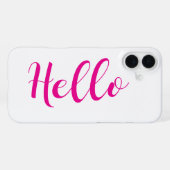 iPhone Case - Hello iPhone Hoesje (Achterkant horizontaal)