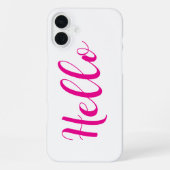 iPhone Case - Hello iPhone Hoesje (Achterkant)