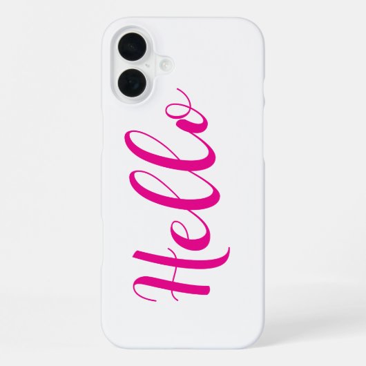 iPhone Case - Hello iPhone Hoesje (Achterkant)
