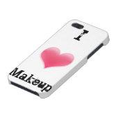 iPhone Case "I Love Makeup" iPhone Hoesje (Onderkant)