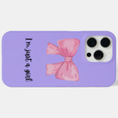 iPhone case, ik ben maar een meisje telefoonhoesje Case-Mate iPhone Case (Achterkant (horizontaal))