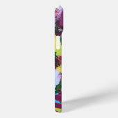 IPhone case in Abstract Flowers2 ontwerp (Achterkant / Rechts)