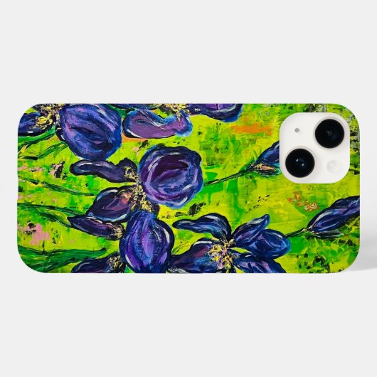 iPhone Case Iris (Achterkant (horizontaal))
