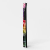 iPhone Case Kleurrijk Lichtroze Groen Net (Achterkant/links)