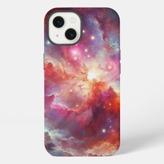 iPhone Case Kosmische Kleuren Hoesje (Achterkant)