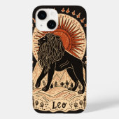 iPhone Case Leo hemelse dierenriem kunst (Achterkant)