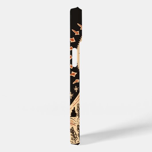 iPhone Case Leo hemelse dierenriem kunst (Achterkant / Rechts)