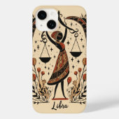 iPhone Case Libra Celestial Zodiac Art (Achterkant)