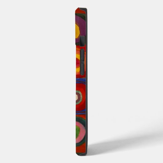 iPhone Case met Kandinsky's Squares and Circles (Achterkant / Links)