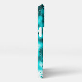 iPhone Case - Original Raindrop Art - Aqua Hoesje (Rechterkant)