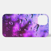 iPhone Case - Original Raindrop Art - Deep Paars iPhone Hoesje (Achterkant horizontaal)