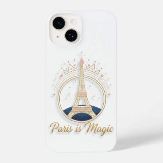 iPhone Case - Paris Elegant Eiffel Tower iPhone Hoesje (Achterkant)