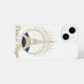 iPhone Case - Paris Elegant Eiffel Tower iPhone Hoesje (Achterkant horizontaal)