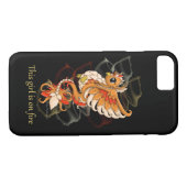 iPhone Case Phoenix Girl on Fire (Achterkant (Horizontaal))