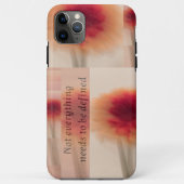 iPhone Case | Protective Floral Quote Design (Achterkant)