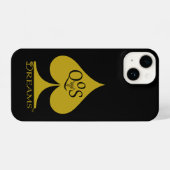 iPhone Case Queen of Spades Femdom QoS iPhone Hoesje (Achterkant horizontaal)