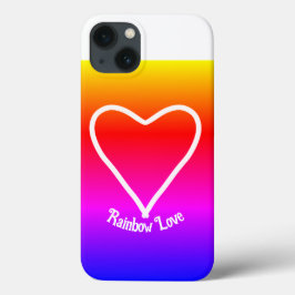 iPhone Case Rainbow Love Colorful