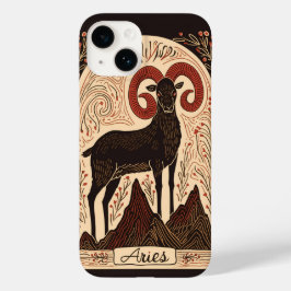 iPhone Case Ram hemelse dierenriem kunst