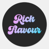 iPhone Case Ronde Sticker (Voorkant)