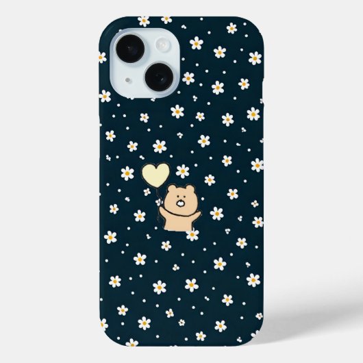 Iphone case schattig beer (Achterkant)