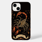 iPhone Case Schorpioen Hemelse Zodiac Art (Achterkant)