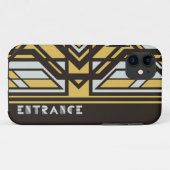 iPhone case SE/5/5s (Black)[Art Deco] (Achterkant (horizontaal))