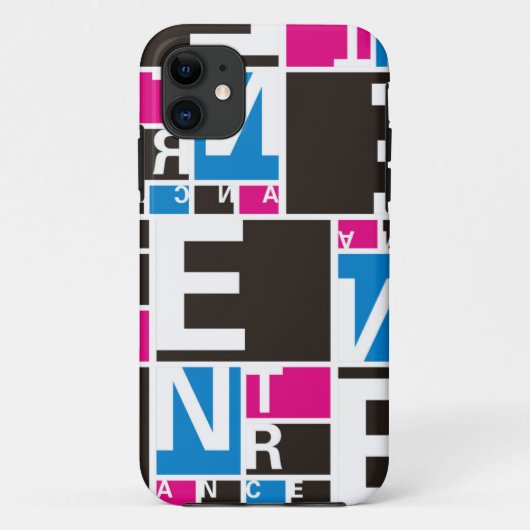 iPhone case SE/5/5s (Color)[Grid] (Achterkant)