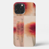 iPhone Case | Soft Floral Quote Aesthetic iPhone Hoesje (Achterkant)