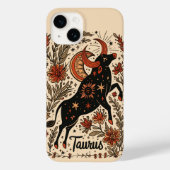 iPhone Case Taurus Celestial Zodiac Art (Achterkant)