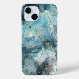 iPhone Case, Thunder Marble Impact-Resistant Hoesj 15 Case
