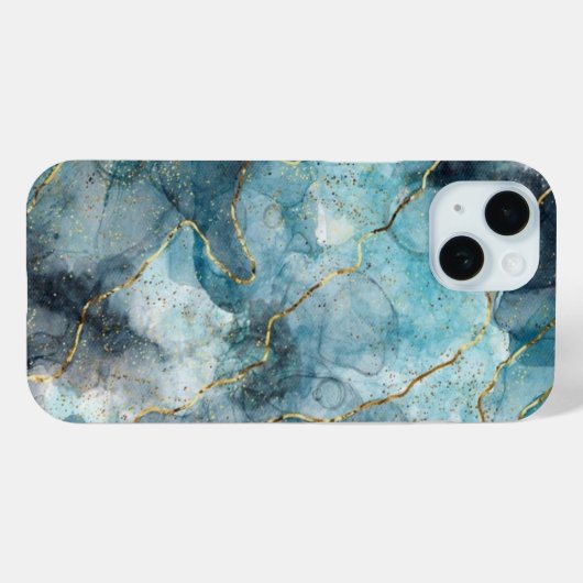 iPhone Case, Thunder Marble Impact-Resistant Hoesj Case-Mate iPhone Case (Achterkant (horizontaal))