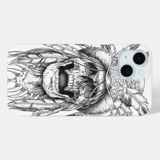 iPhone Case - Top Hat (Achterkant (horizontaal))