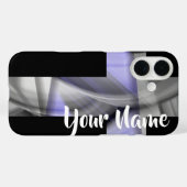 iPhone Case Trend Abstracte Lavendel Violet (Achterkant (horizontaal))