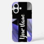 iPhone Case Trend Abstracte Lavendel Violet (Achterkant)