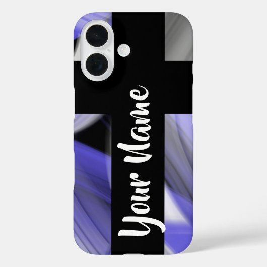 iPhone Case Trend Abstracte Lavendel Violet (Achterkant)